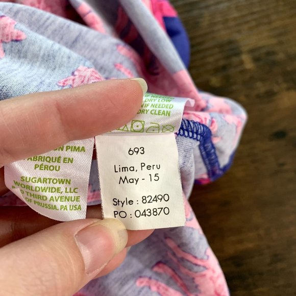 Lilly Pulitzer Windsor Strapless Dress Iris Blue Neck in Neck - Picture 6 of 9